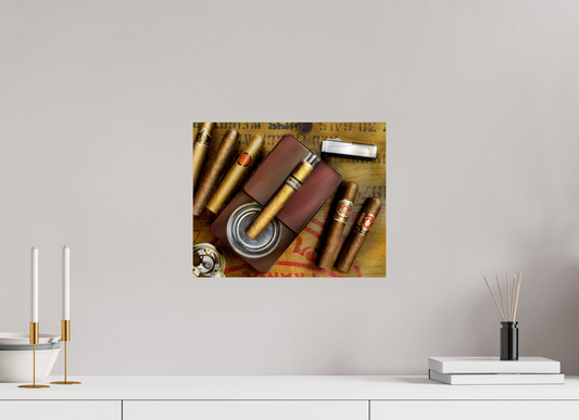 15 x 12″, Photo Print On Fuji Crystal DP II cigars with ashtray