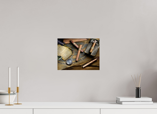 12 x 9″, Photo Print On Fuji Crystal DP II Flat Earth — The Edge Will Have to Wait