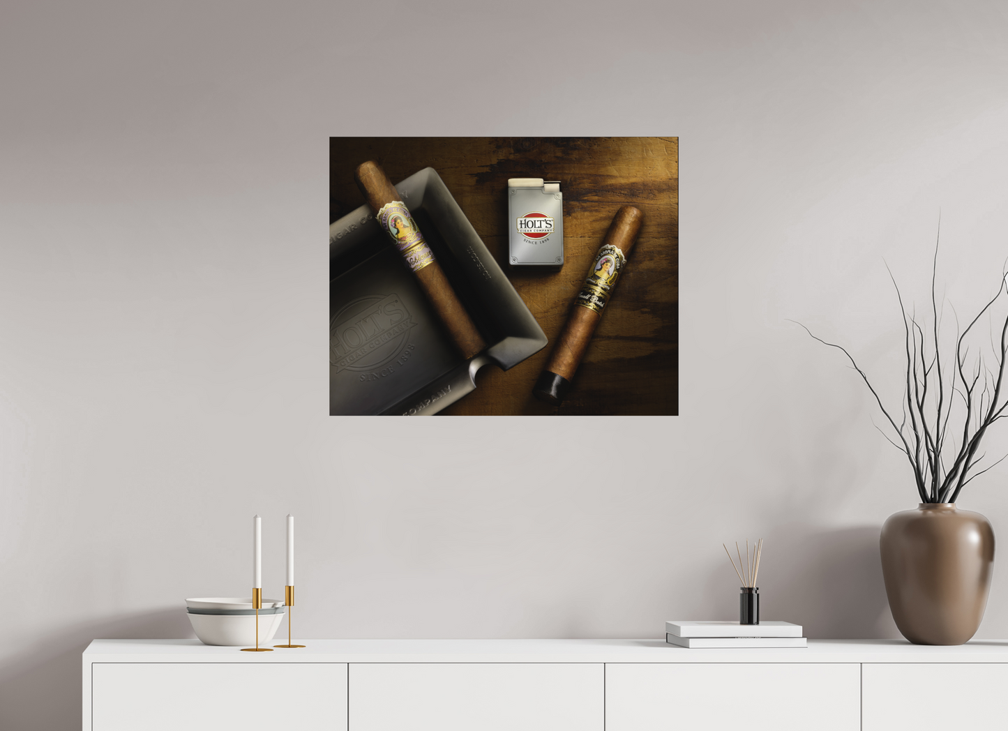 30 x 24″, Metal Print Ready To Hang Holts