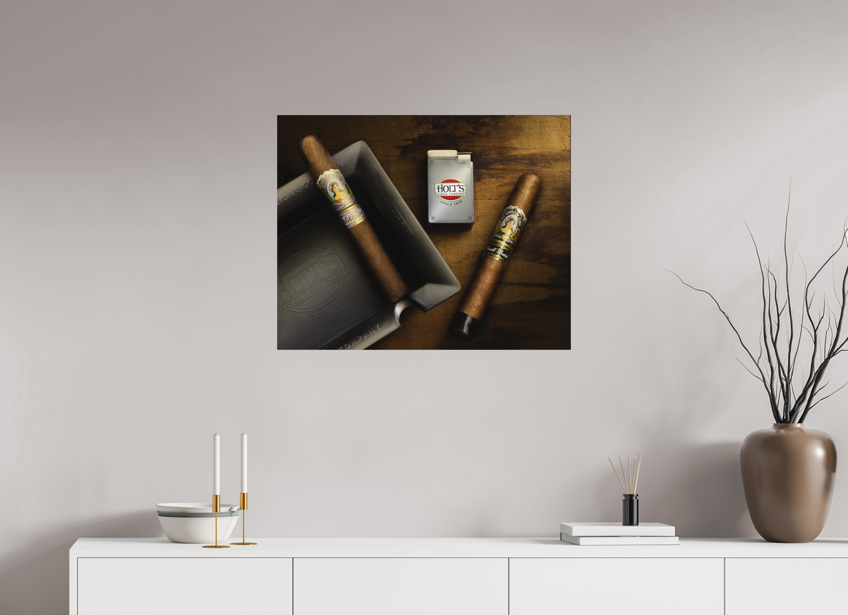 30 x 24″, Metal Print Ready To Hang Holts