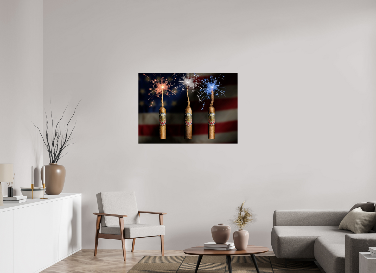 43.4 x 31″, Photo Print On Fuji Crystal DP II firecracker 4th of july 250th anniversary