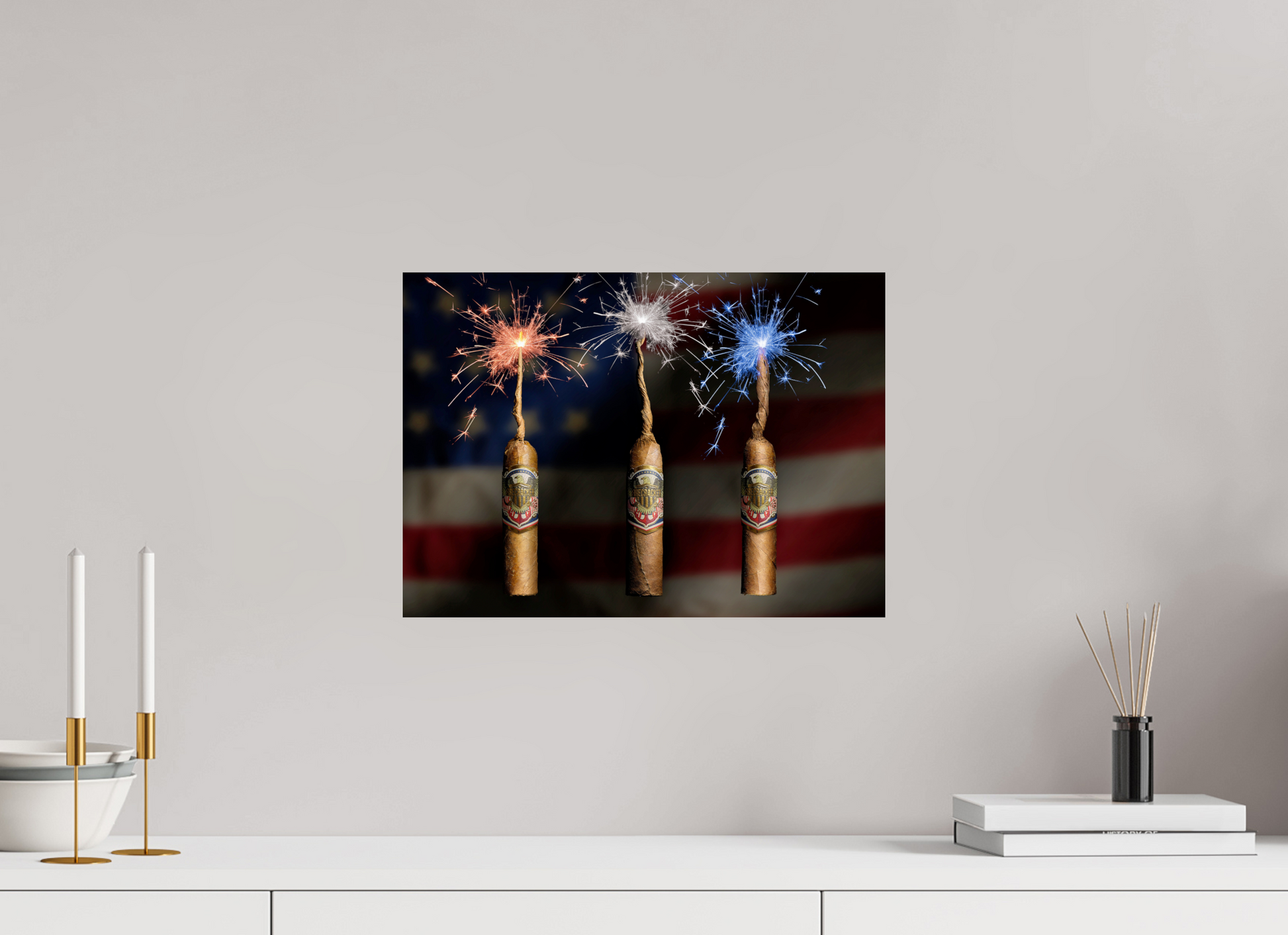 16.8 x 12″, Photo Print On Fuji Crystal DP II firecracker 4th of july 250th anniversary