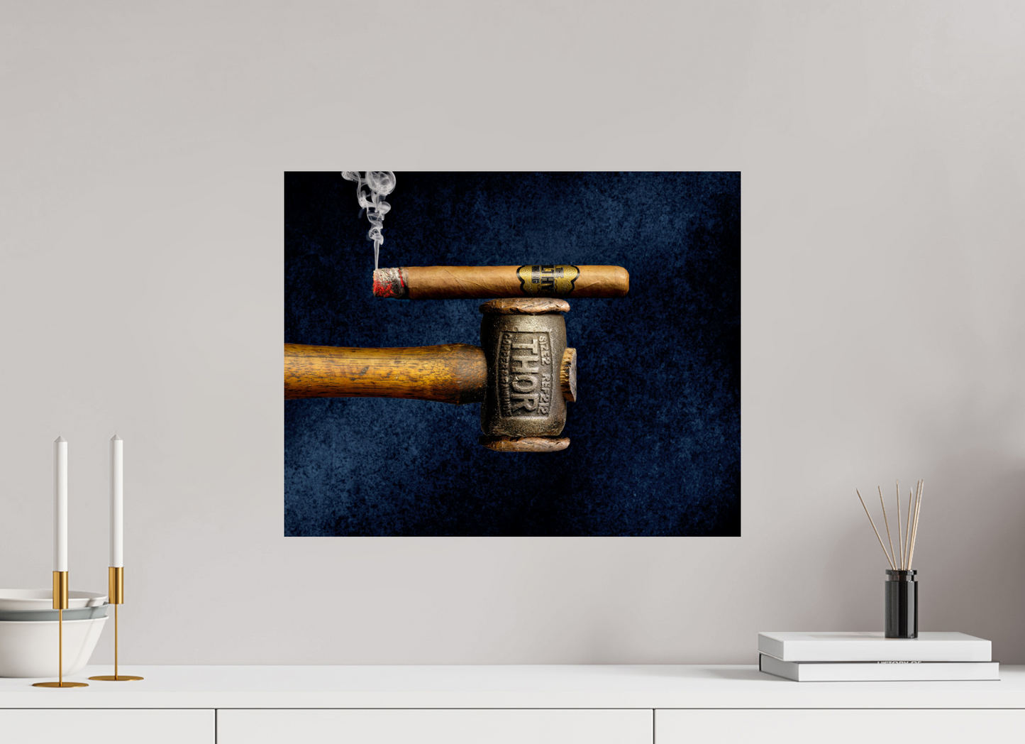 20 x 16″, Photo Print On Fuji Crystal DP II Filthy Viking - Thors hammer