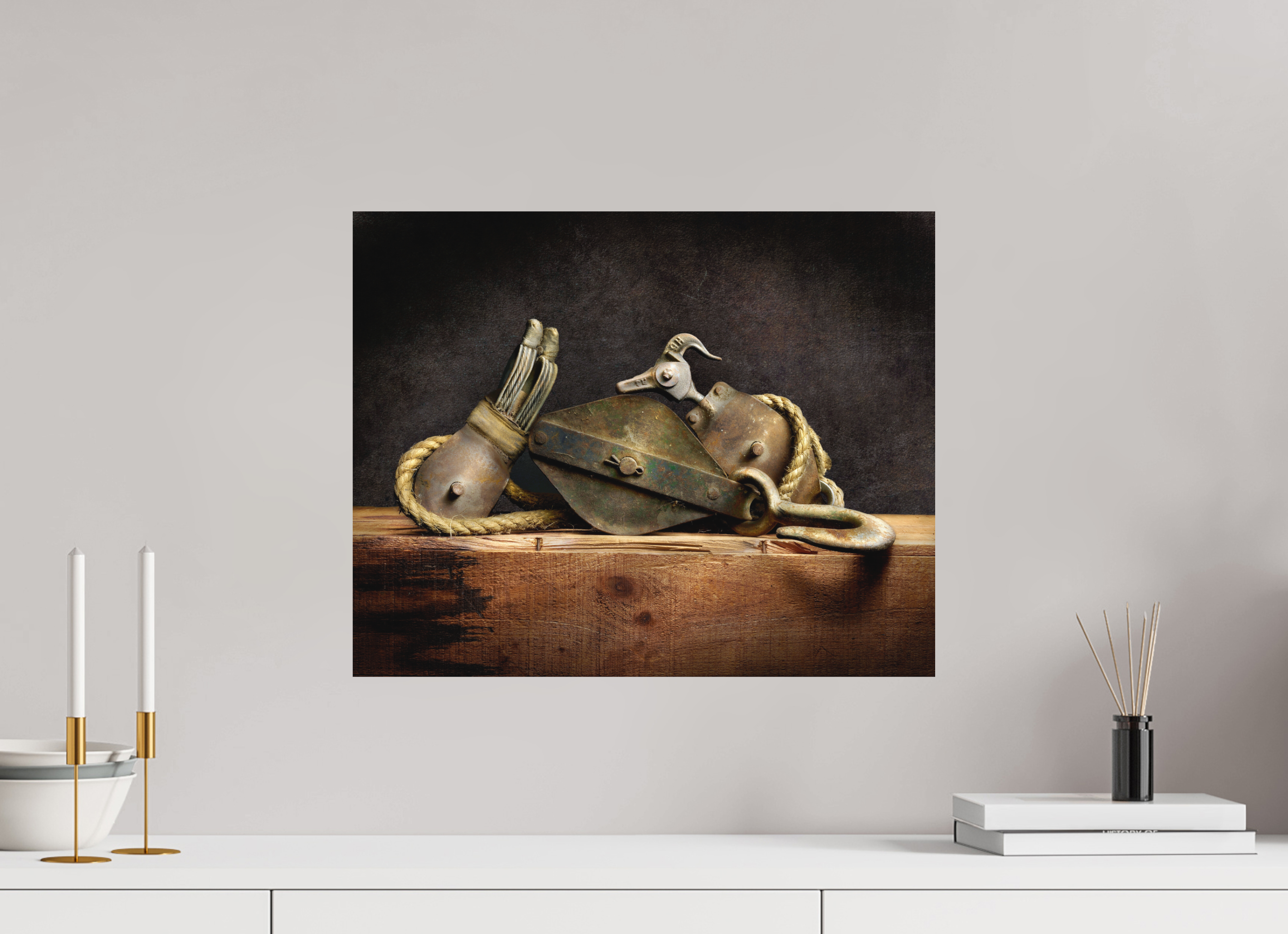 20 x 16″, Metal Print Ready To Hang Legacy in Light — A Tribute to Grandfather's Tools