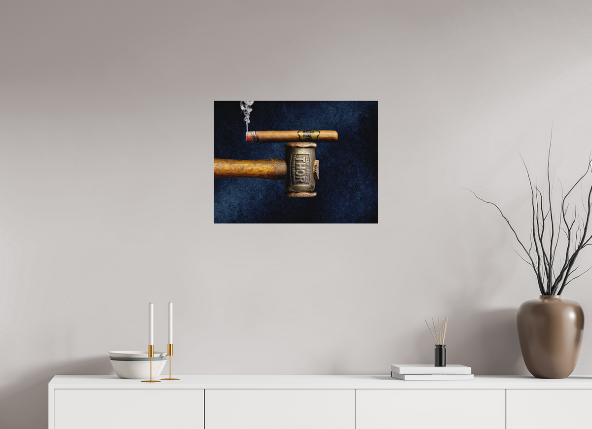 24 x 18″, Metal Print Ready To Hang Smoke & Thunder