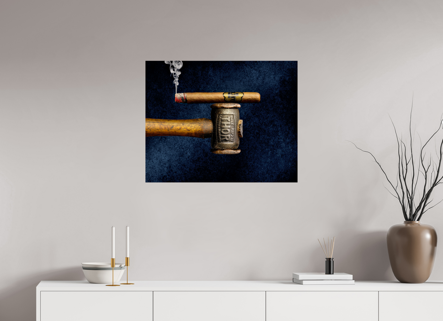 30 x 24″, Photo Print On Fuji Crystal DP II Filthy Viking - Thors hammer