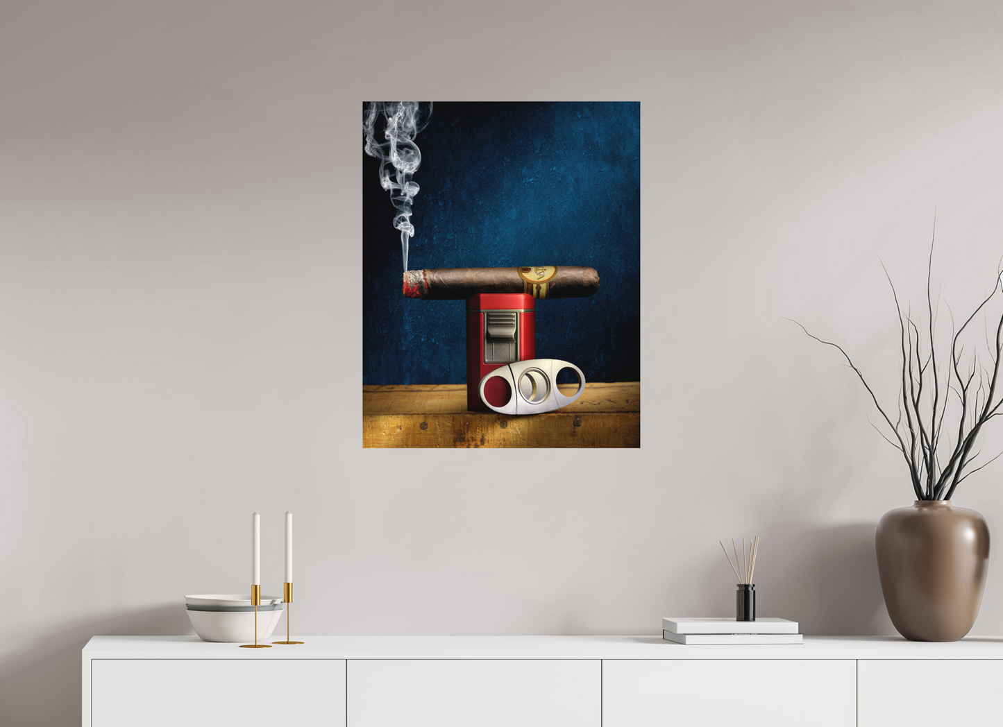 24 x 30″, Metal Print Ready To Hang Oliva O