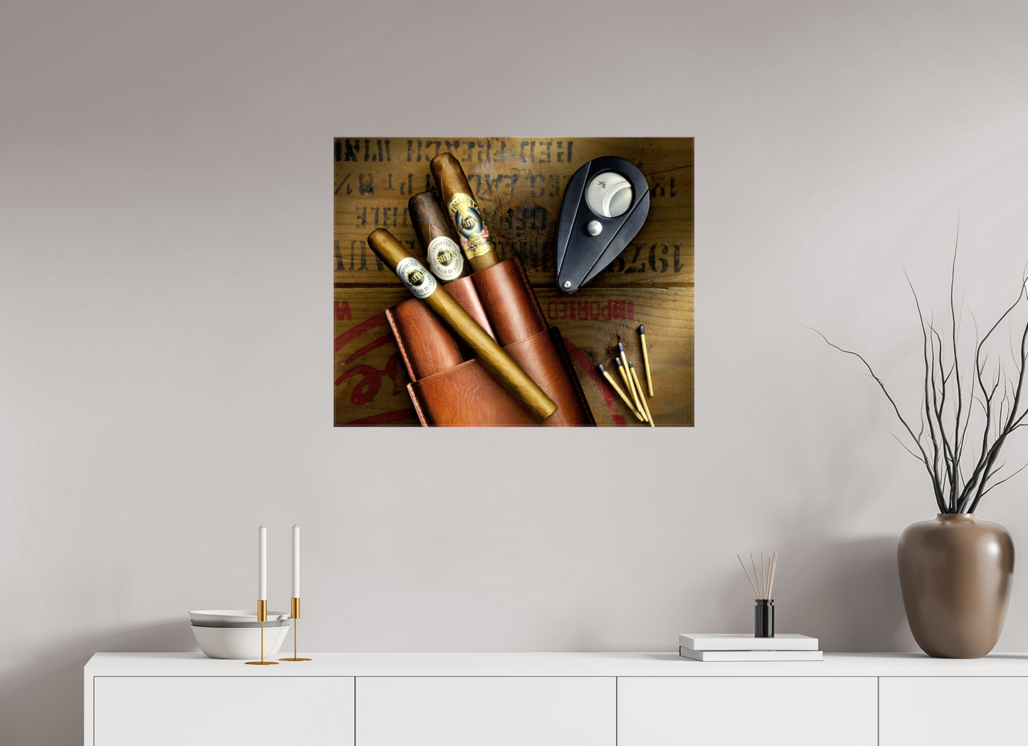 30 x 24″, Glossy Canvas Morning, Noon & Night
