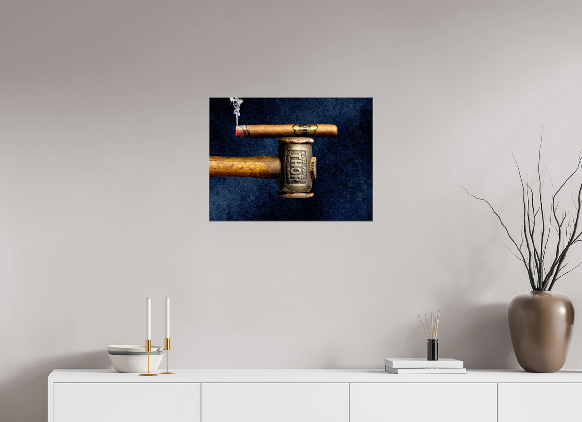 24 x 18″, Glossy Canvas Smoke & Thunder
