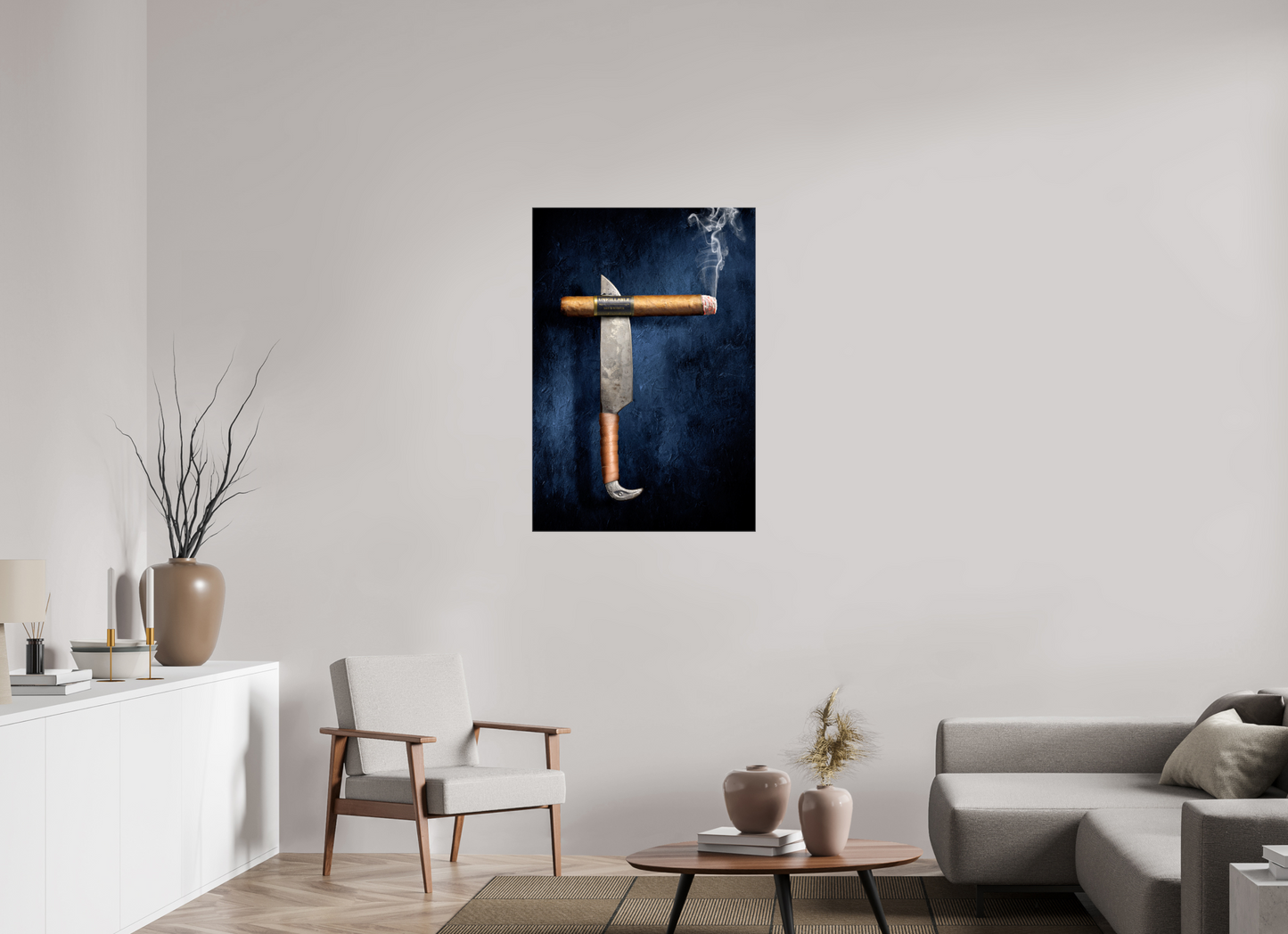 28 x 40.8″, Glossy Canvas Unkillable Cigar