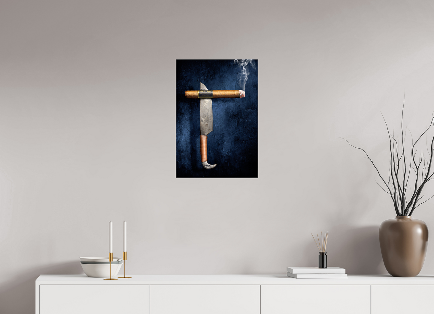 16 x 23.3″, Glossy Canvas Unkillable Cigar