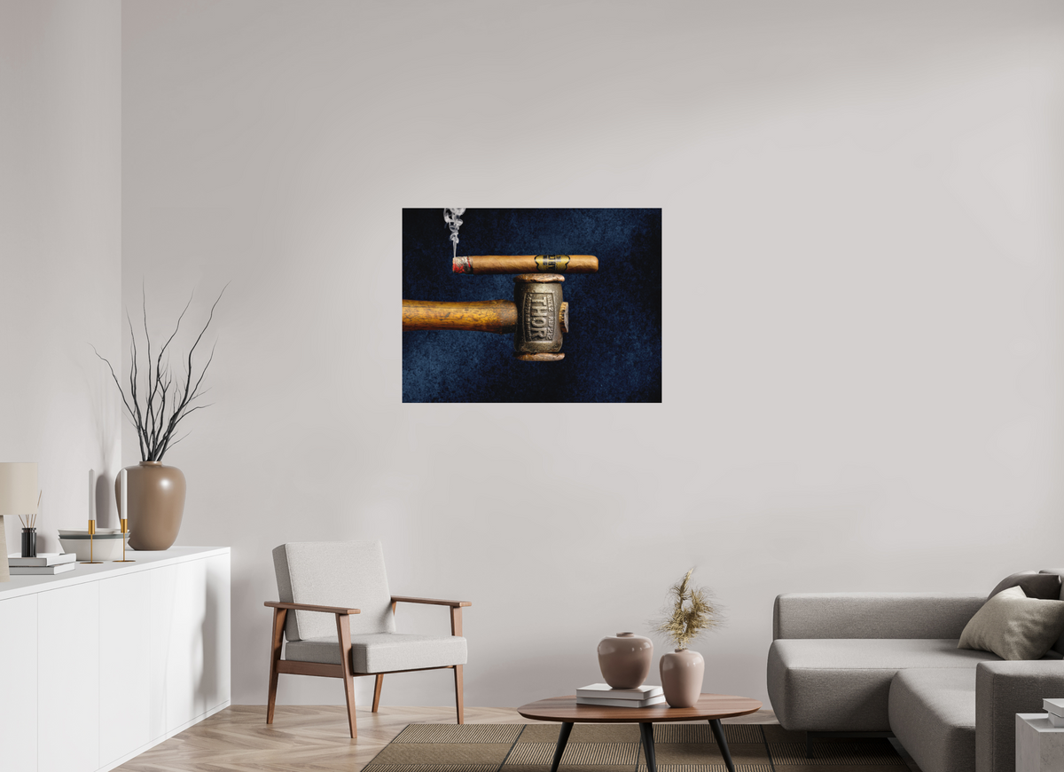 40 x 30″, Metal Print Ready To Hang Smoke & Thunder