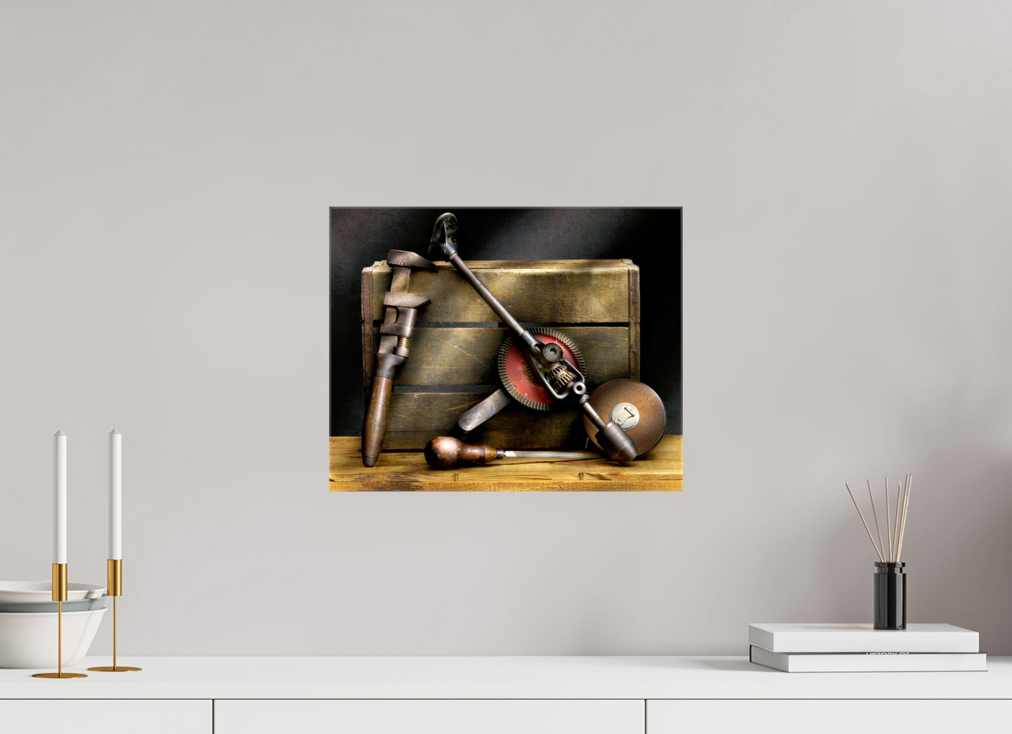 15 x 12″, Glossy Canvas Legacy in Light — Grandfather's Tools, Study No. 2