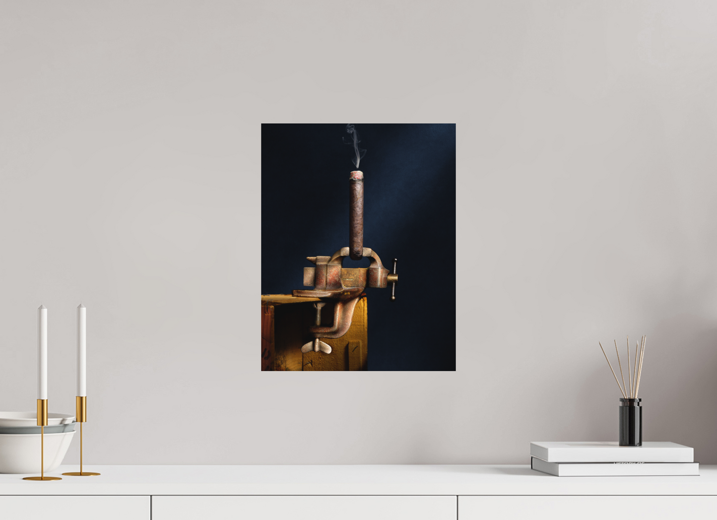 12 x 15.3″, Metal Print Ready To Hang My Only Vise