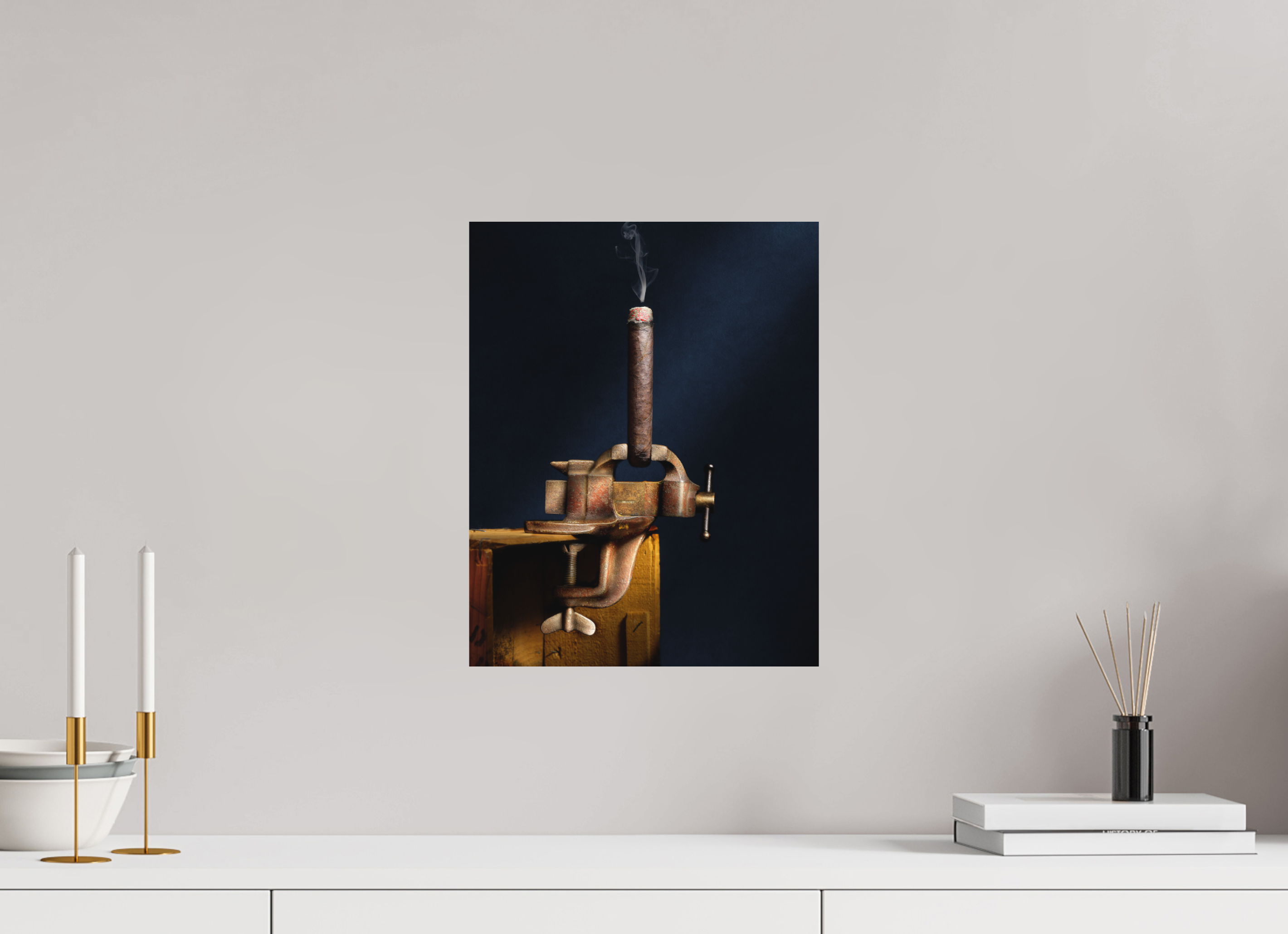 12 x 15.3″, Metal Print Ready To Hang My Only Vise