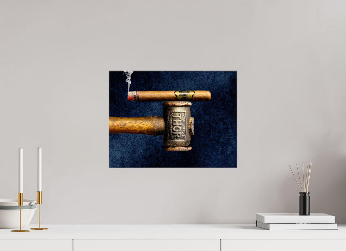 16 x 12″, Glossy Canvas Smoke & Thunder