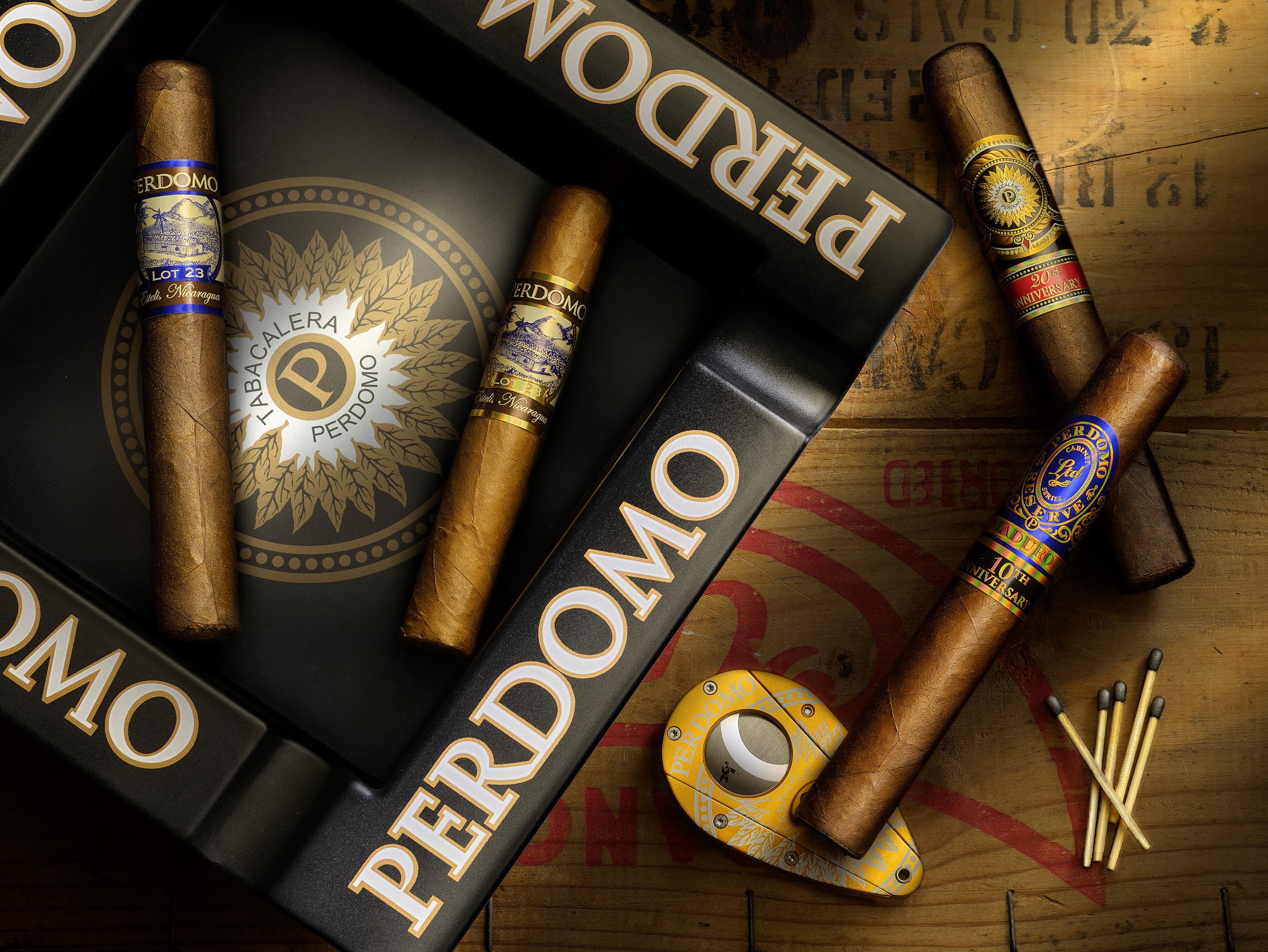Main image Perdomo Cigar Light Painting | Fine Art Photography for Man Cave & Cigar Lounge
