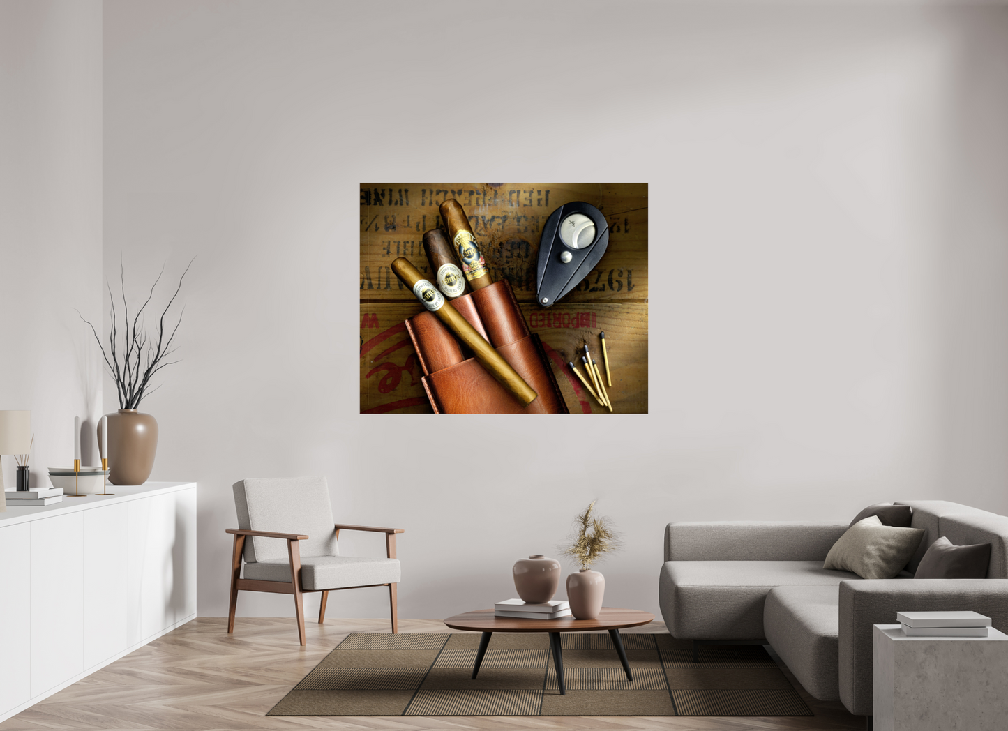 58.7 x 47″, Glossy Canvas Morning, Noon & Night