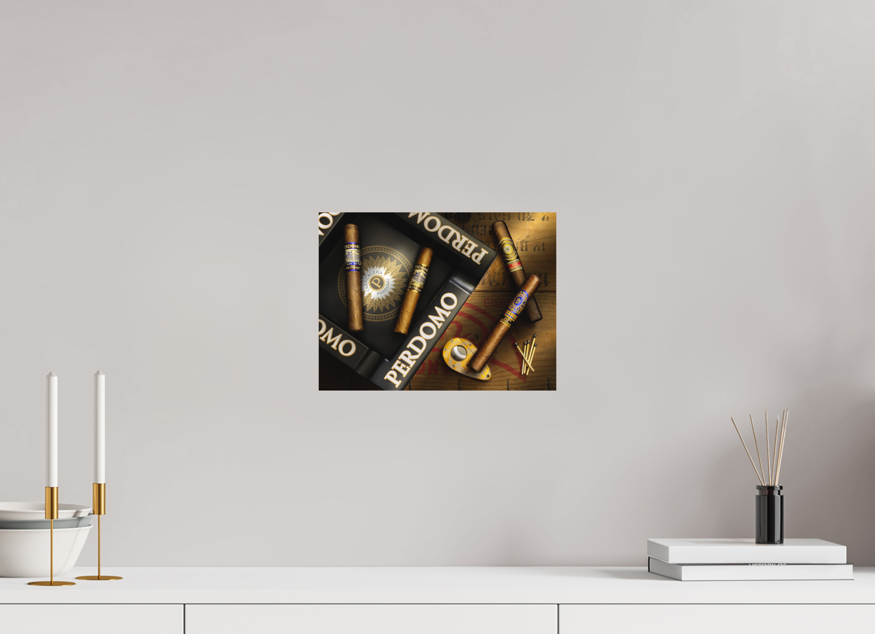 12 x 9″, Metal Print Ready To Hang Perdomo Cigars