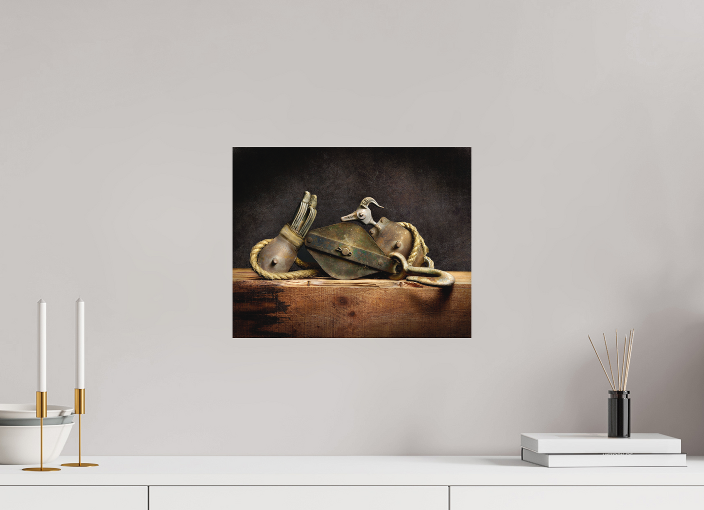 15 x 12″, Metal Print Ready To Hang Legacy in Light — A Tribute to Grandfather's Tools