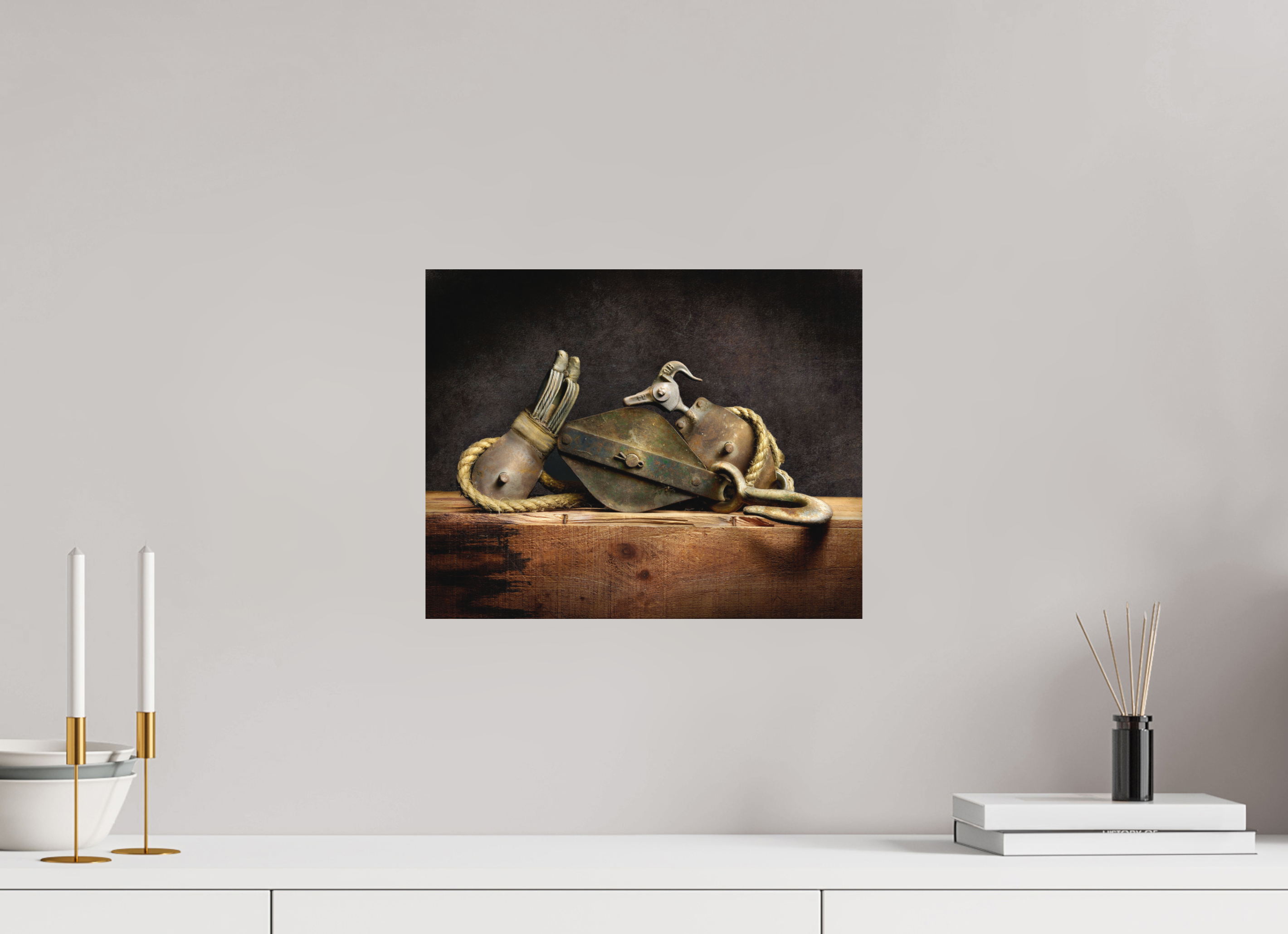 15 x 12″, Metal Print Ready To Hang Legacy in Light — A Tribute to Grandfather's Tools