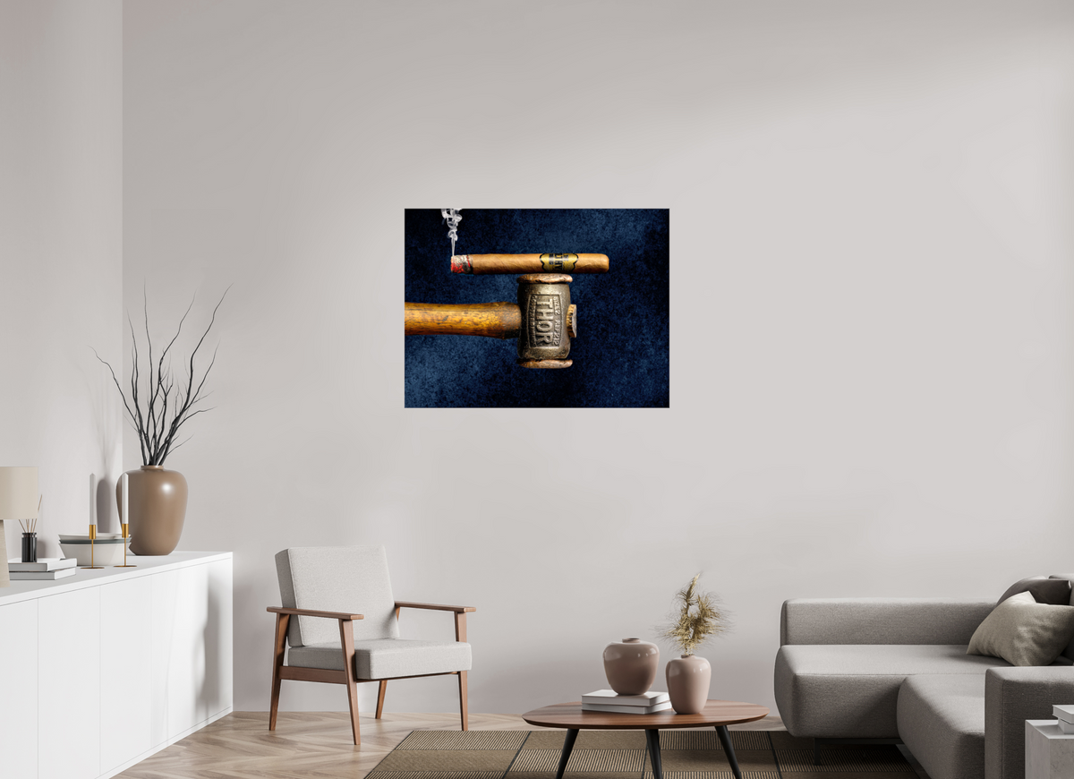 40 x 30″, Glossy Canvas Smoke & Thunder