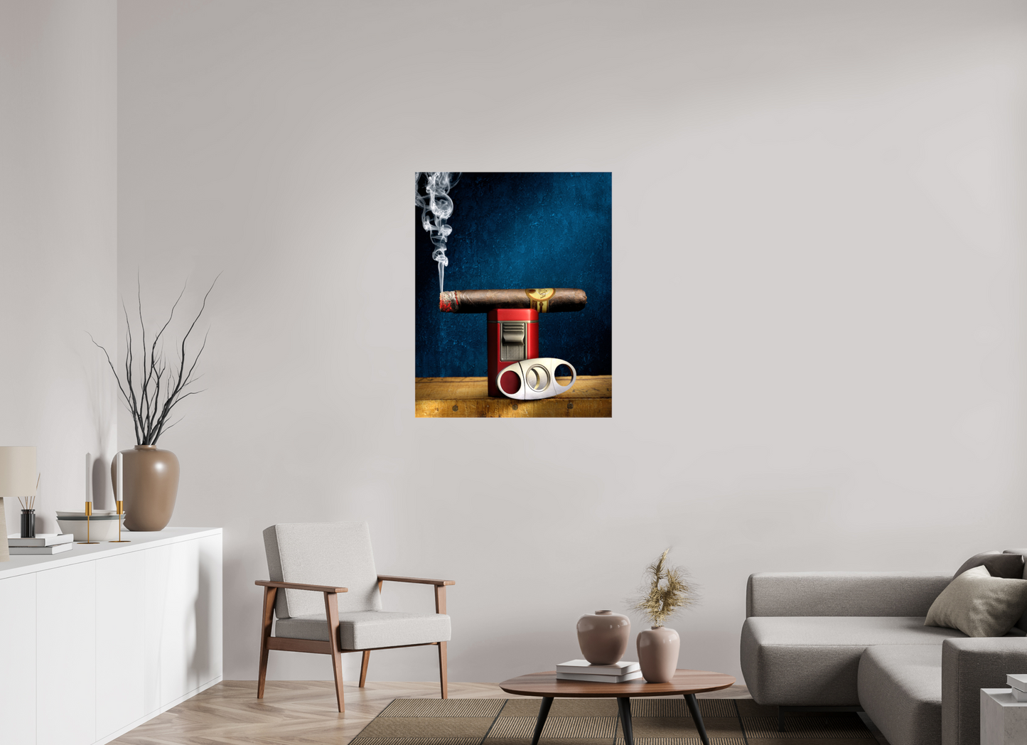 31 x 38.7″, Glossy Canvas Oliva O