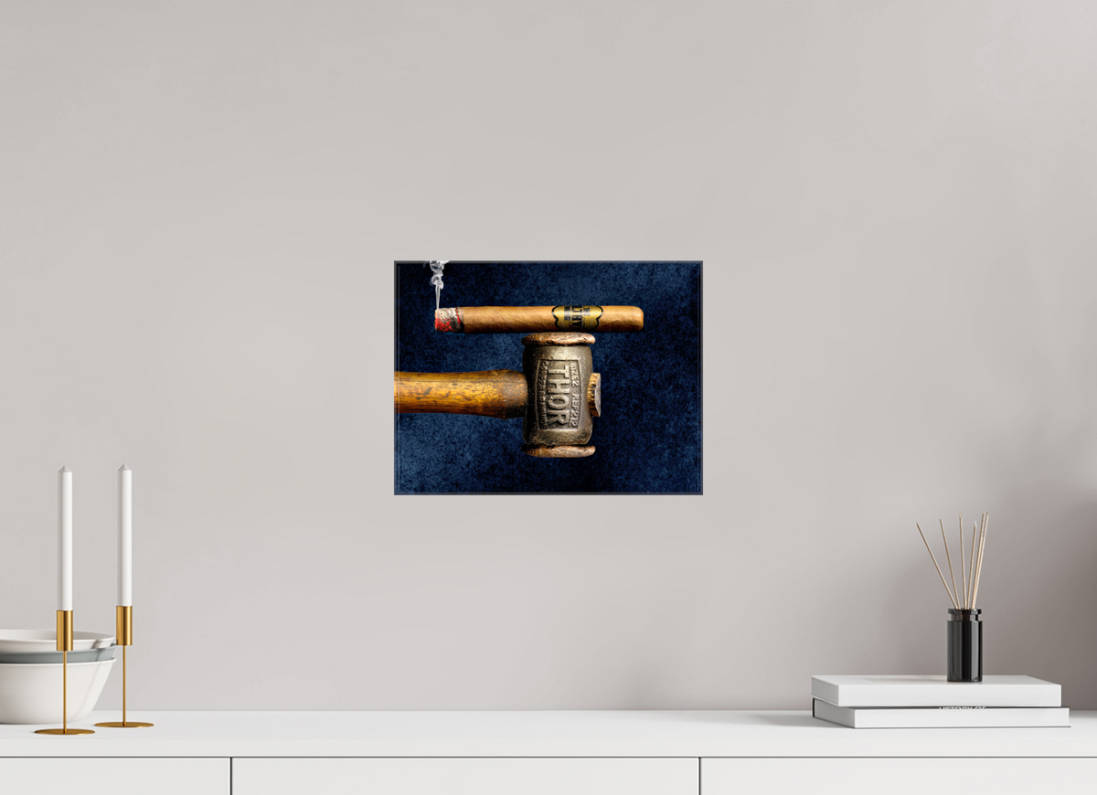 12 x 9″, Glossy Canvas Smoke & Thunder