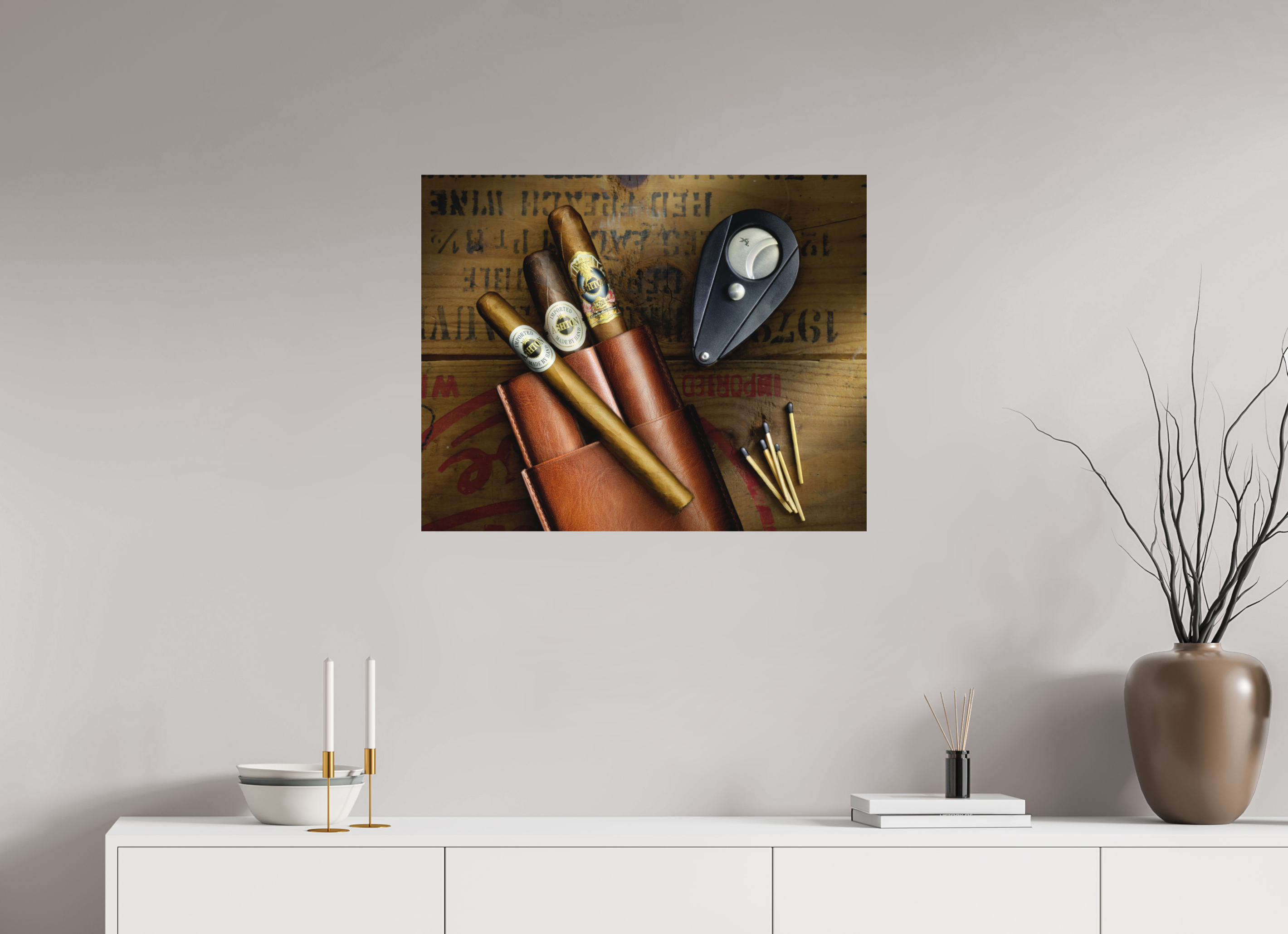 30 x 24″, Metal Print Ready To Hang Morning, Noon & Night