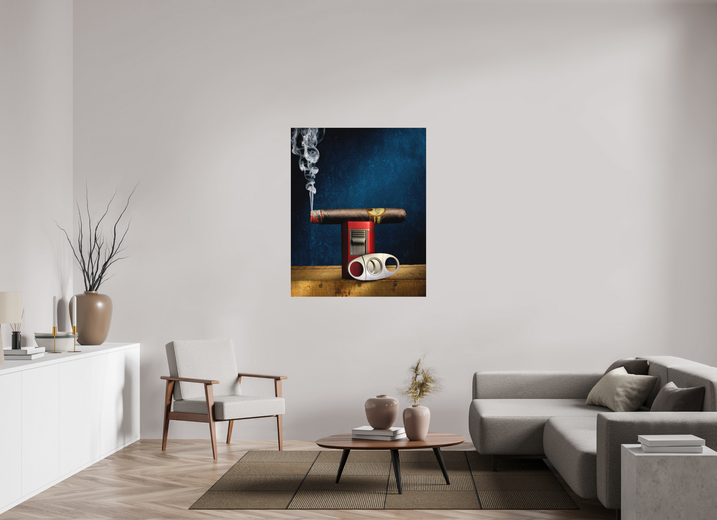 39 x 48.7″, Metal Print Ready To Hang Oliva O