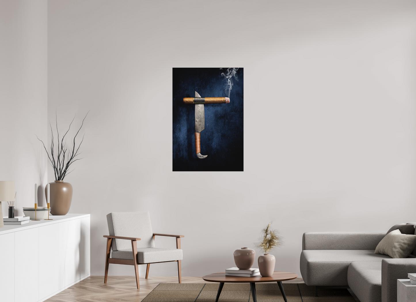 28 x 40.8″, Metal Print Ready To Hang Unkillable Cigar