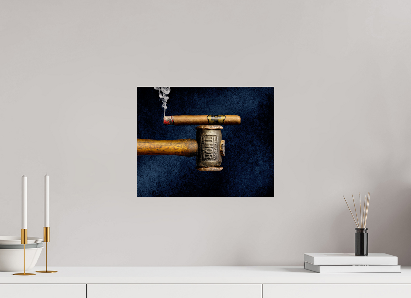 15 x 12″, Photo Print On Fuji Crystal DP II Filthy Viking - Thors hammer