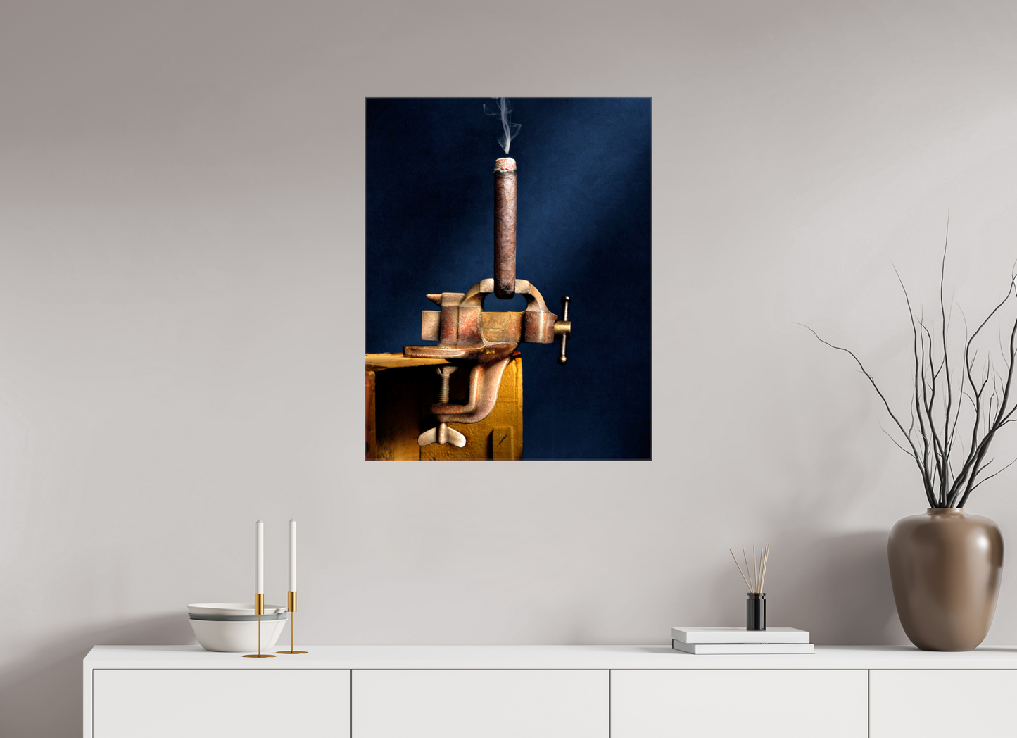 24 x 30.6″, Glossy Canvas My Only Vise | Light Painted Fine Art Photography